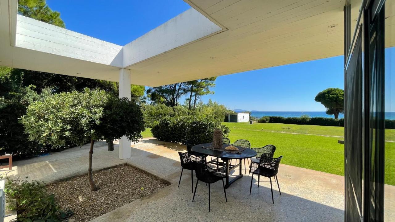 Beachfront Villa Hoopoe Schinias, Marathon Esterno foto