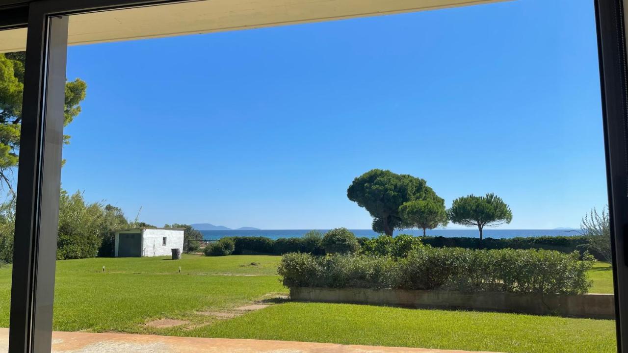 Beachfront Villa Hoopoe Schinias, Marathon Esterno foto